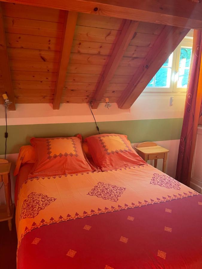 Les Gites De La Maison Bleue D'Estialescq Екстериор снимка