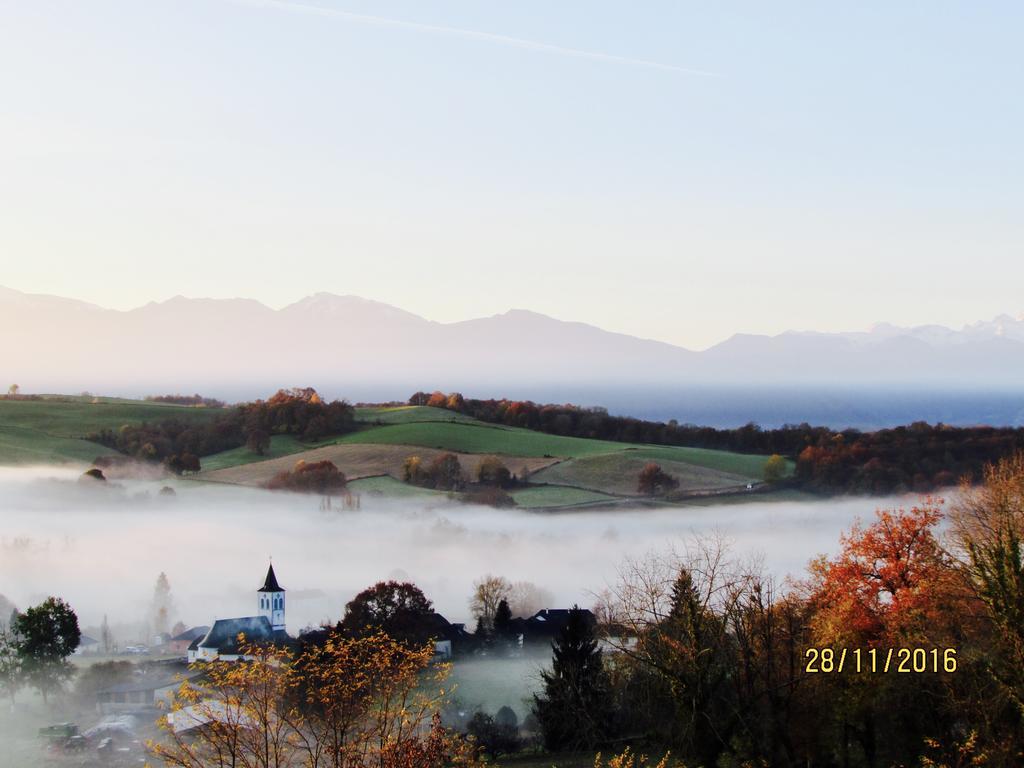 Les Gites De La Maison Bleue D'Estialescq Екстериор снимка